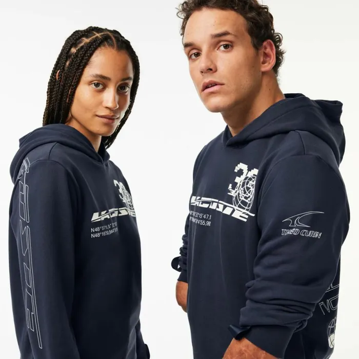 Sweaters and Sweatshirts MenWomen Lacoste Unisex Lacoste Sport X Tho Curin Cotton Sweatshirt Blue Kxe