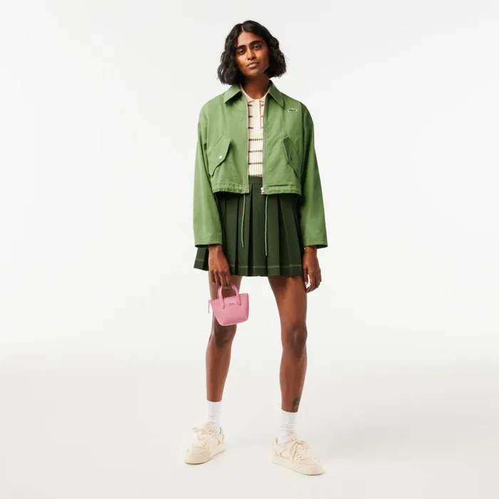 Sweaters and Sweatshirts Women Lacoste Womens Made In France Organic Cotton Striped Polo White Xid