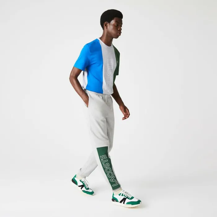 Sweatpants and Trousers Men Lacoste Men039s Colorblock Cotton Fleece Sweatpants Grey Chine Blue Green Hkb Sweatpants and Trousers Men Lacoste Men039s Colorblock Cotton Fleece Sweatpants Grey Chine Blue Green Hkb
