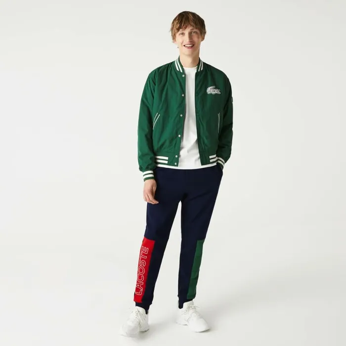 Sweatpants and Trousers Men Lacoste Men039s Colorblock Cotton Fleece Sweatpants Navy Blue Green Red 4xn Sweatpants and Trousers Men Lacoste Men039s Colorblock Cotton Fleece Sweatpants Navy Blue Green Red 4xn