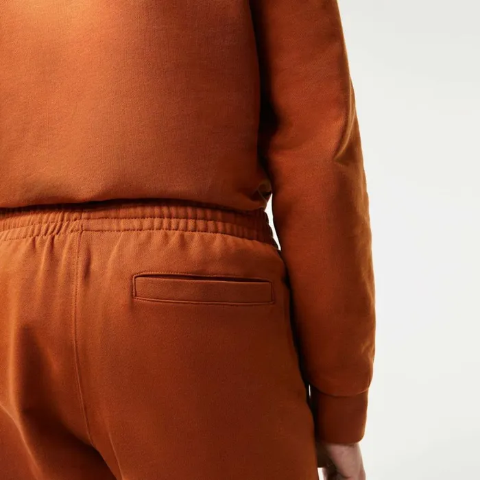 Sweatpants and Trousers Men Lacoste Men039s Contrast Lettering Cotton Sweatpants Brown 3pb