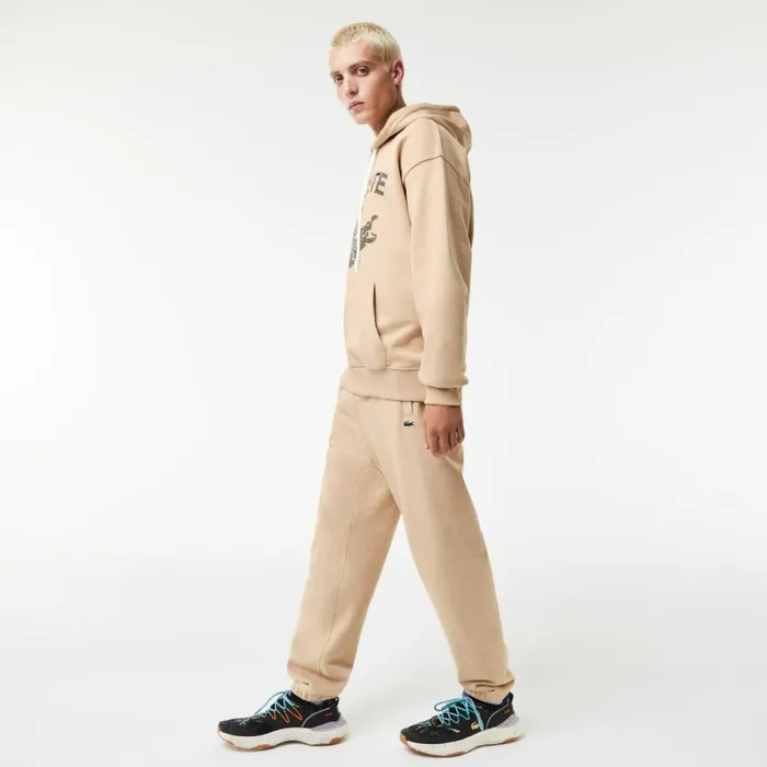 Sweatpants and Trousers Men Lacoste Men039s Printed Sweatpants Beige 4jw