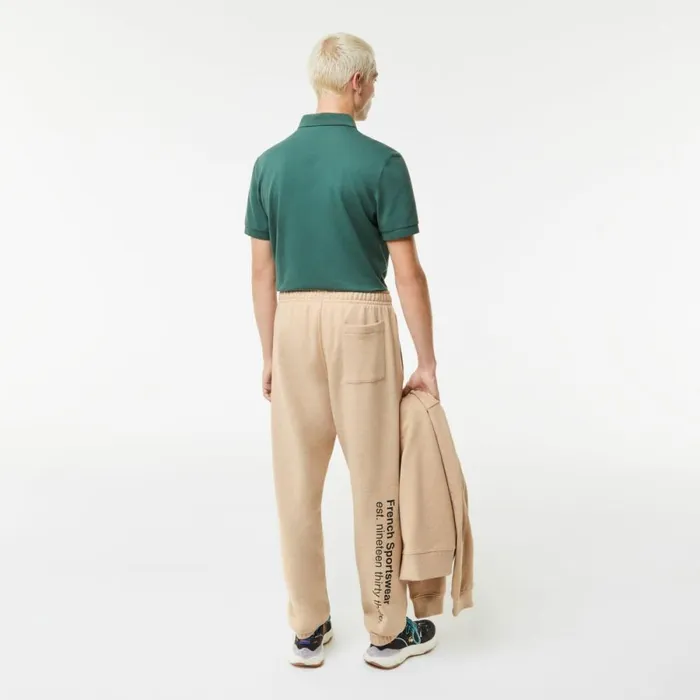 Sweatpants and Trousers Men Lacoste Men039s Printed Sweatpants Beige 4jw