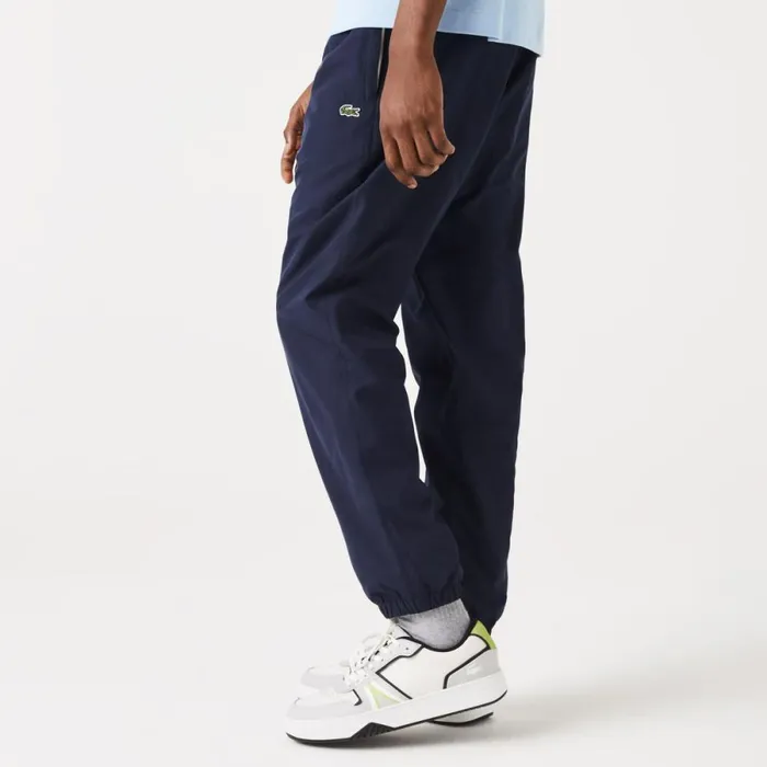 Sweatpants and Trousers Men Lacoste Men039s Regular Fit WaterRepellent Joggers Navy Blue 166