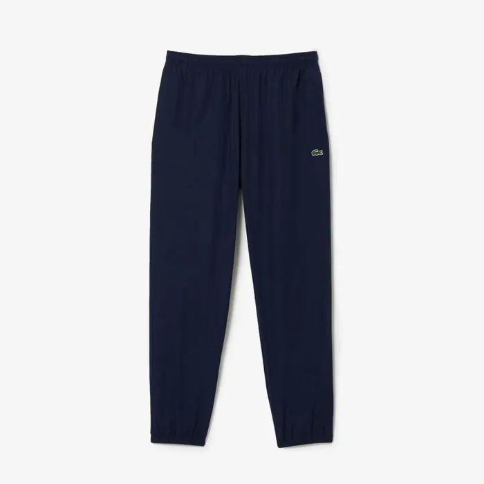 Sweatpants and Trousers Men Lacoste Men039s Regular Fit WaterRepellent Joggers Navy Blue 166