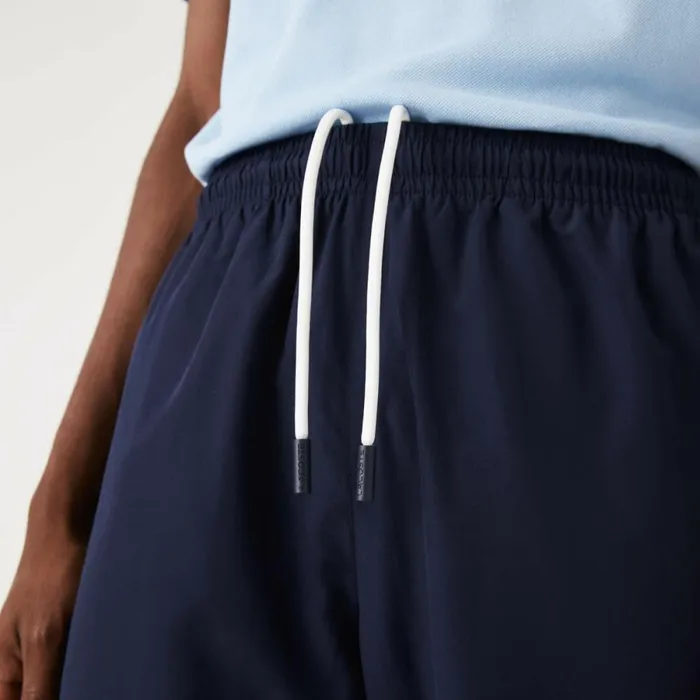 Sweatpants and Trousers Men Lacoste Men039s Regular Fit WaterRepellent Joggers Navy Blue 166