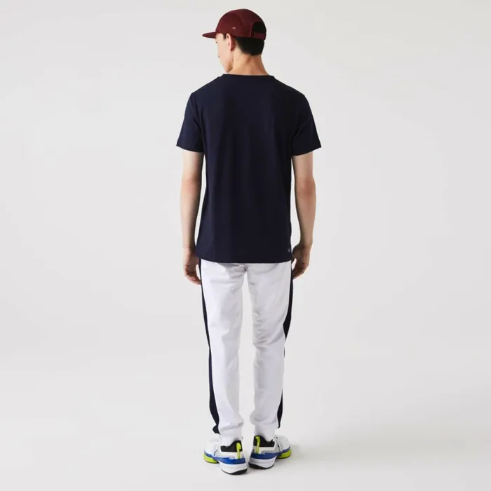 Sweatpants and Trousers Men Lacoste Men039s SPORT AbrasionResistant Tennis Joggers White Navy Blue Green 9gg