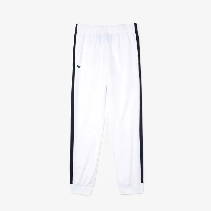 Sweatpants and Trousers Men Lacoste Men039s SPORT AbrasionResistant Tennis Joggers White Navy Blue Green 9gg