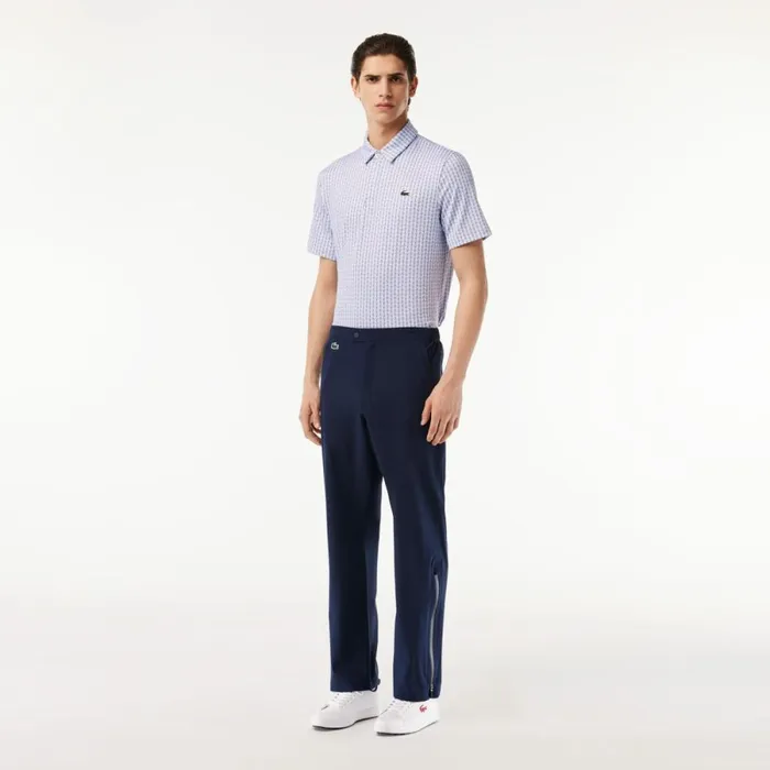 Sweatpants and Trousers Men Lacoste Men039s Stretch Waterproof Golf Pants Navy Blue 166