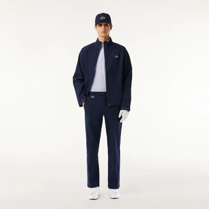 Sweatpants and Trousers Men Lacoste Men039s Stretch Waterproof Golf Pants Navy Blue 166