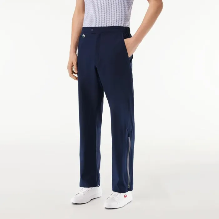 Sweatpants and Trousers Men Lacoste Men039s Stretch Waterproof Golf Pants Navy Blue 166
