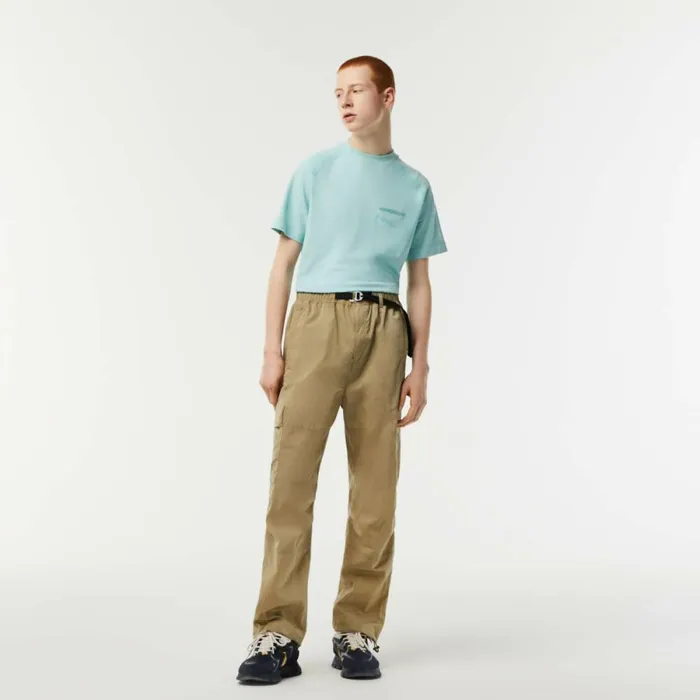 Sweatpants and Trousers Men Lacoste Mens Relaxed Fit WaterRepellent Pants Beige Cb8 Sweatpants and Trousers Men Lacoste Mens Relaxed Fit WaterRepellent Pants Beige Cb8