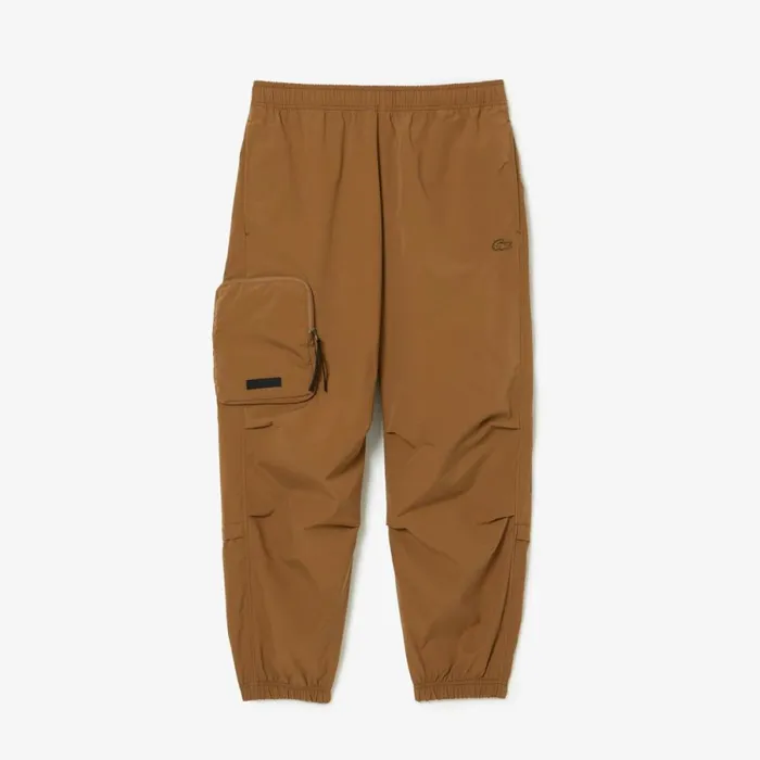 Sweatpants and Trousers MenWomen Lacoste Men039s Contrast Oversized Branding Joggers Brown Z0w