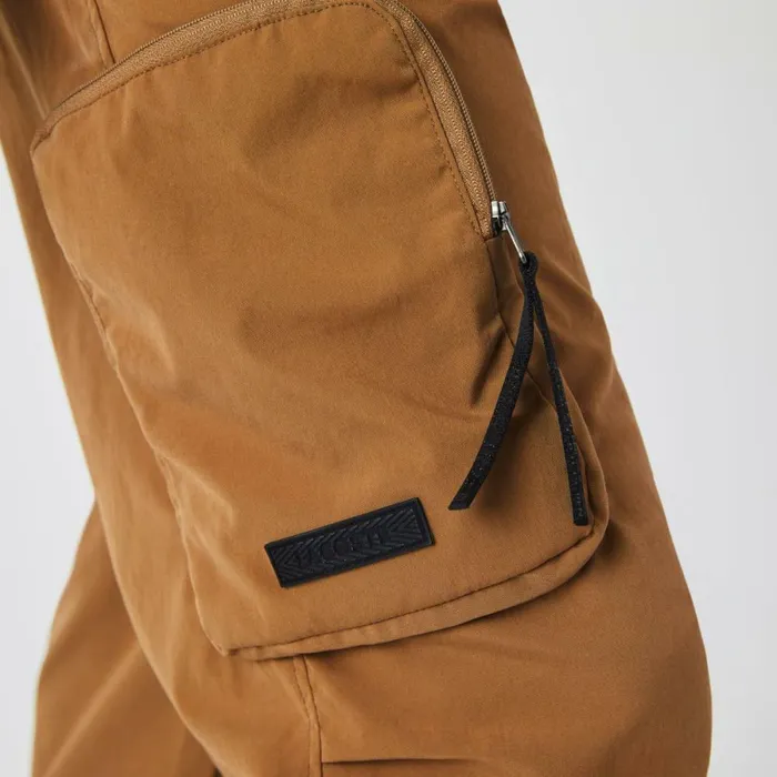 Sweatpants and Trousers MenWomen Lacoste Men039s Contrast Oversized Branding Joggers Brown Z0w
