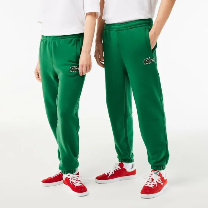 Sweatpants and Trousers MenWomen Lacoste Unisex Organic Cotton Fleece Sweatpants Rocket Green Cnq
