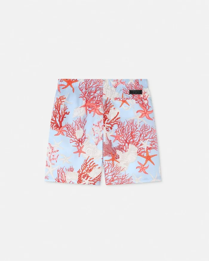 Swimwear Men Versace Barocco Sea Boardshorts Blueprint