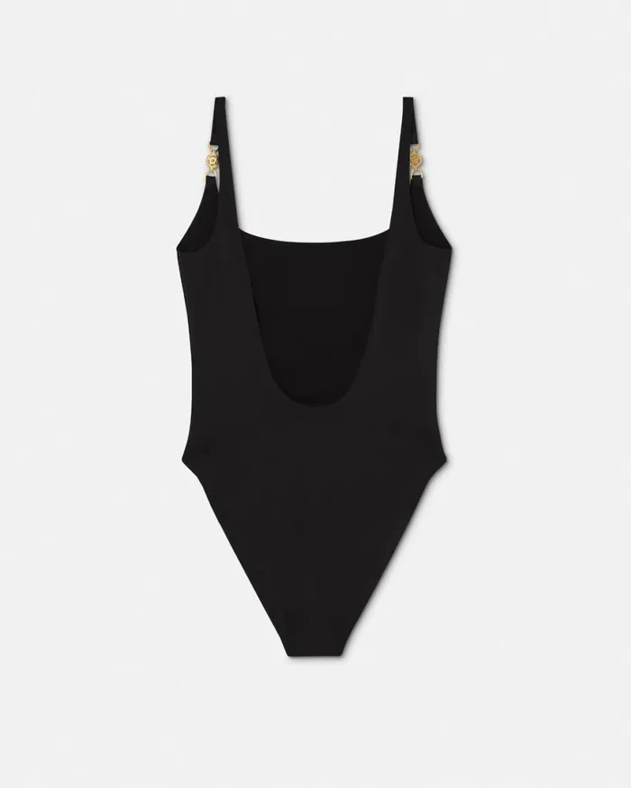 Swimwear Women Versace Medusa 03995 OnePiece Swimsuit Black