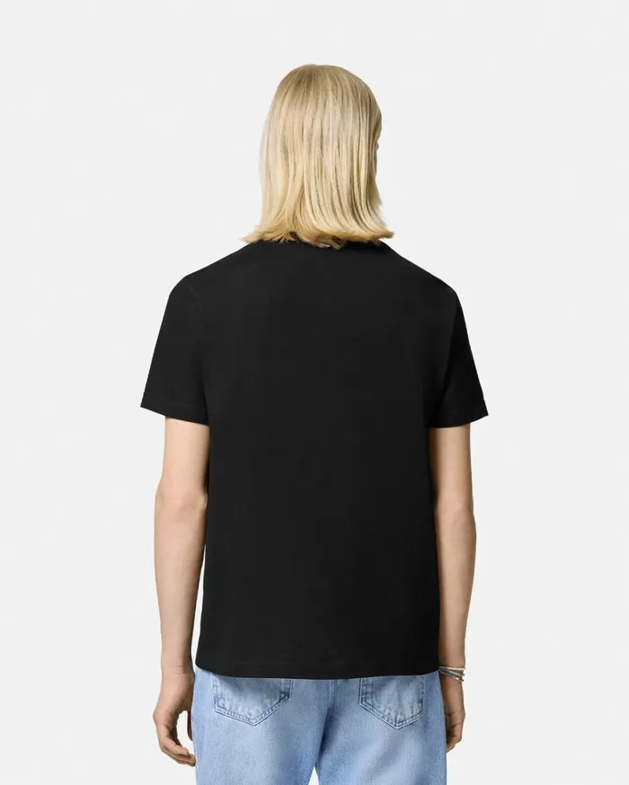 TShirts and Polos Men Versace 90s Vintage Logo Polo Shirt Black