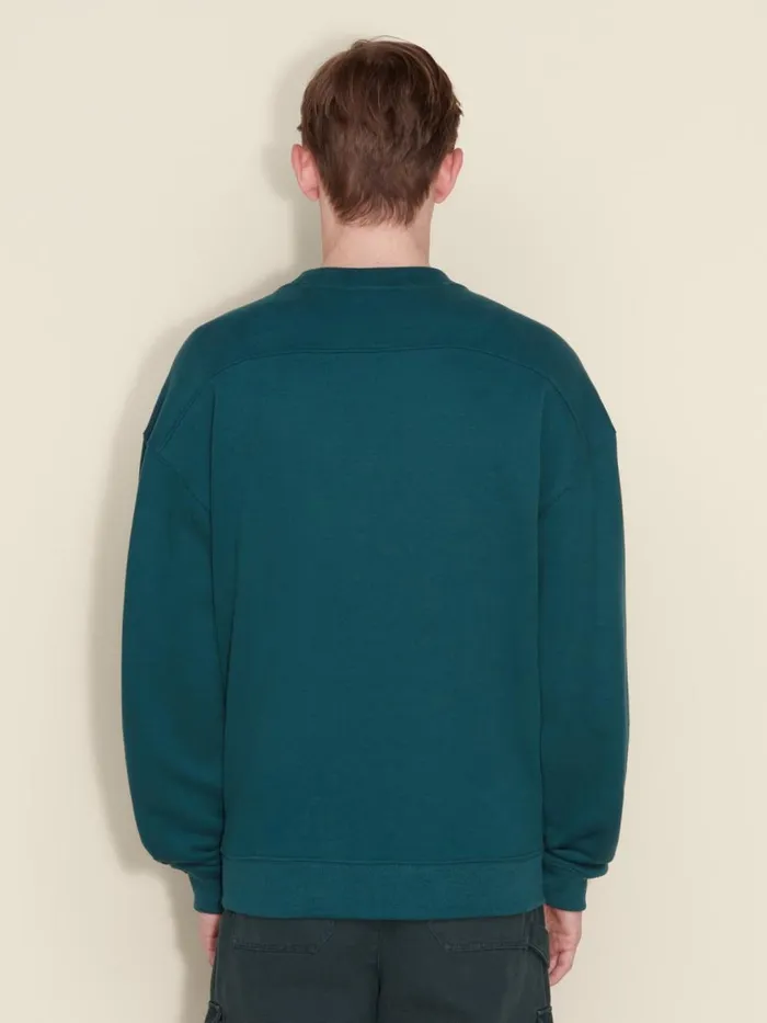 Tshirts and Sweats Men Holzweiler Atomic Northern Crew Dk Green