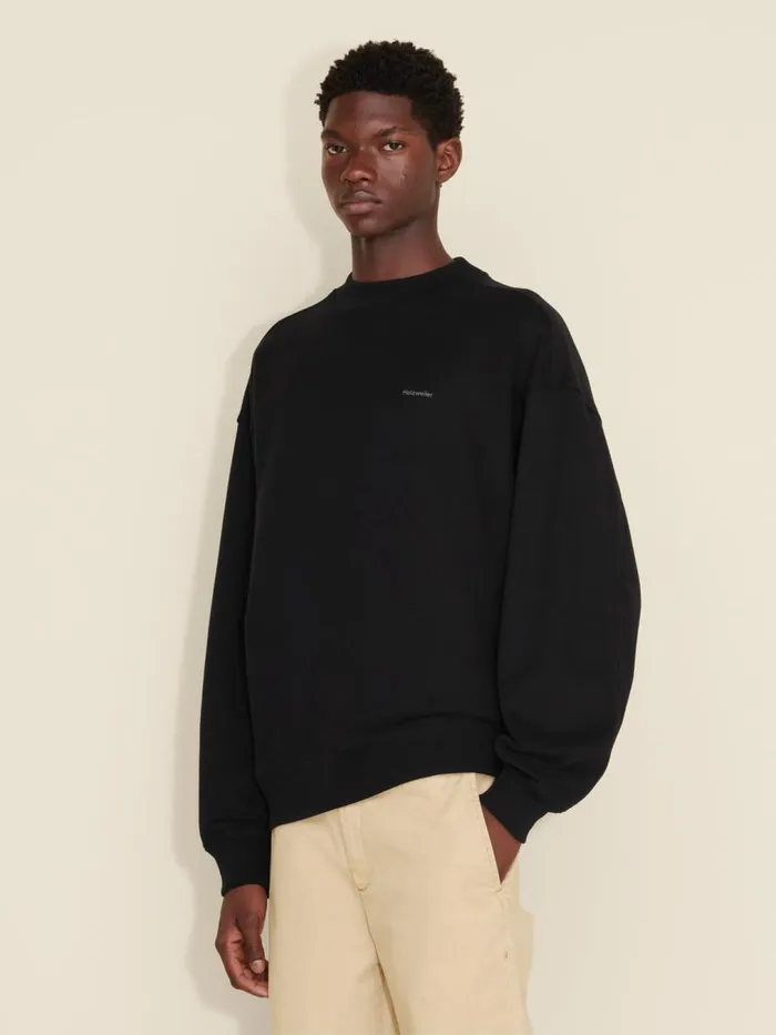 Tshirts and Sweats Men Holzweiler M Relaxed Crew Black
