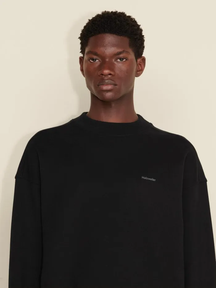 Tshirts and Sweats Men Holzweiler M Relaxed Crew Black