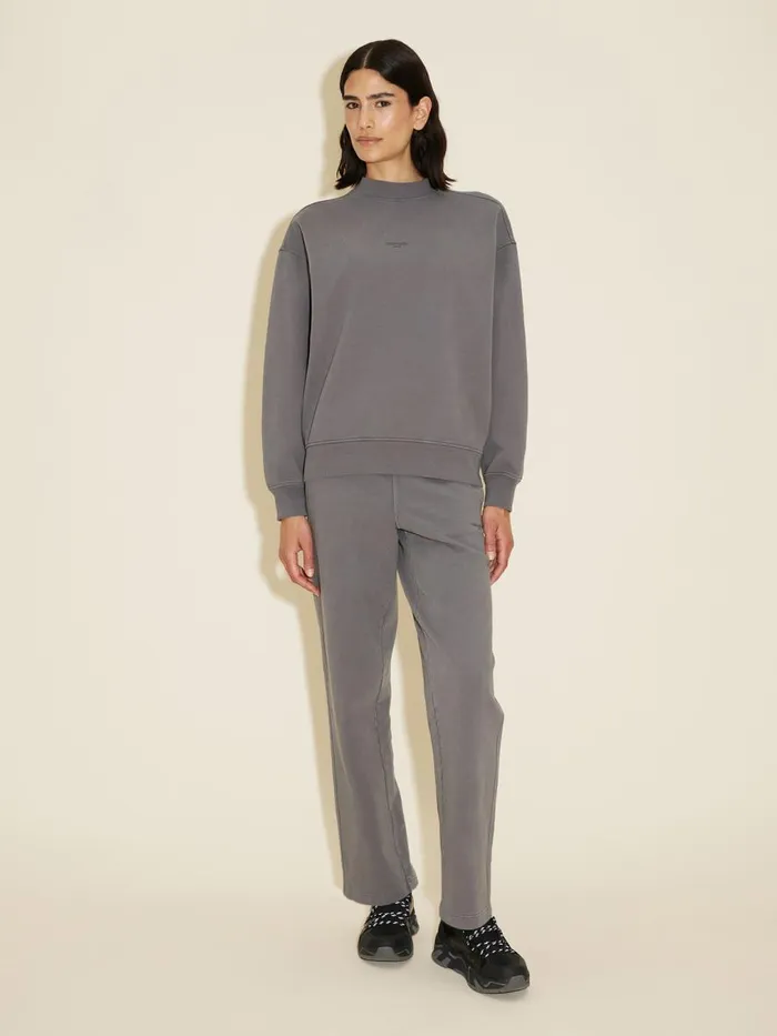 Tshirts and Sweats Women Holzweiler W Mezzanine Oslo Crew Grey