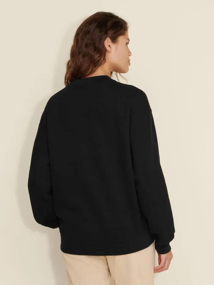 Tshirts and Sweats Women Holzweiler W Relaxed Crew Black