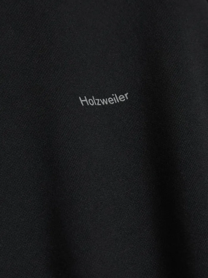 Tshirts and Sweats Women Holzweiler W Relaxed Crew Black
