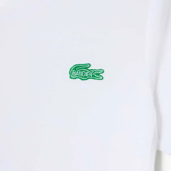 TShirts and Tops Women Lacoste Women039s Lacoste X Bandier Pro Featherweight TShirt White 001