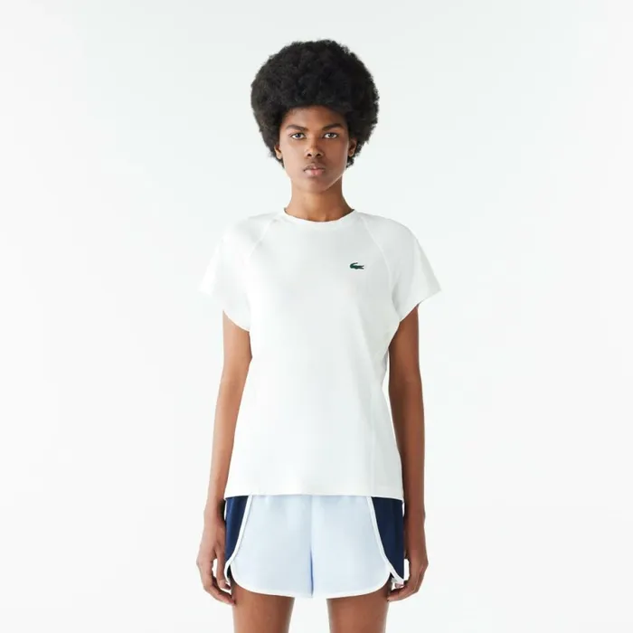 TShirts and Tops Women Lacoste Women039s Slim Fit UltraDry Sport Stretch TShirt White 001 TShirts and Tops Women Lacoste Women039s Slim Fit UltraDry Sport Stretch TShirt White 001