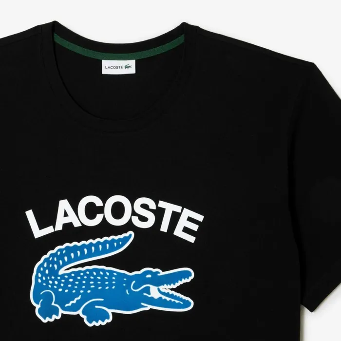 TShirts Men Lacoste Men039s Big Fit XXL Logo TShirt Black 031