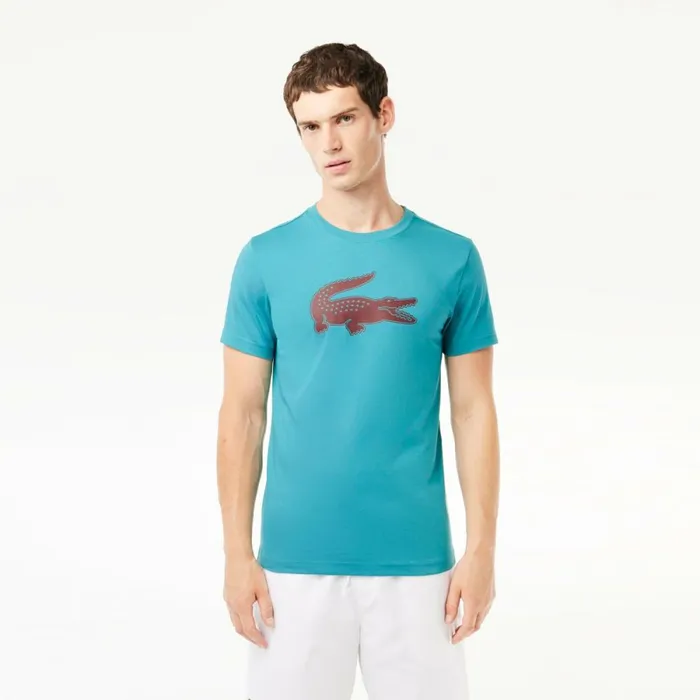 TShirts Men Lacoste Men039s Sport 3D Print Croc Jersey TShirt Blue Bordeaux Ni8 TShirts Men Lacoste Men039s Sport 3D Print Croc Jersey TShirt Blue Bordeaux Ni8
