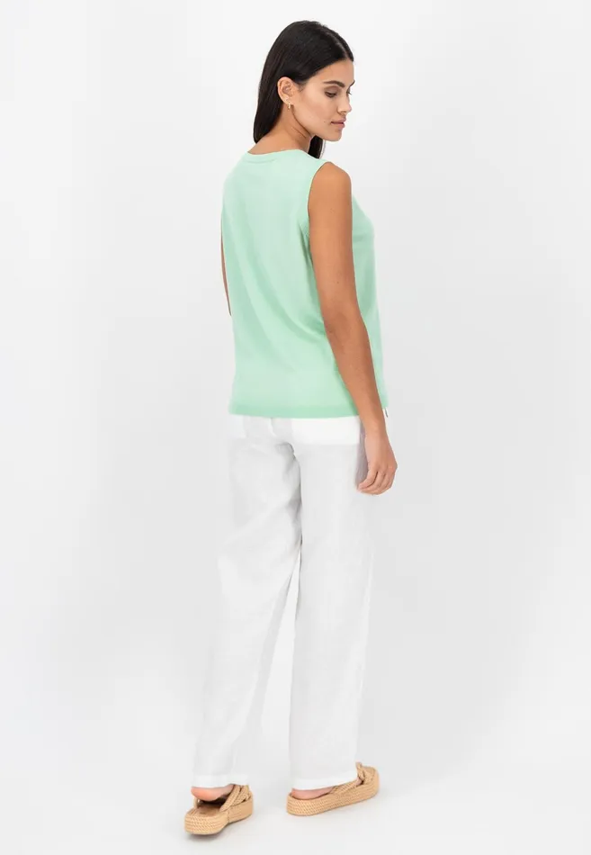 Tshirts Women FYNCHHATTON Fashionable Basic Knicktop Summer Lavenderfuchsia Pinkfresh Mint