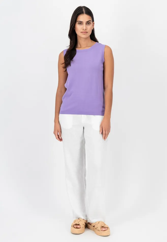 Tshirts Women FYNCHHATTON Fashionable Basic Knicktop Summer Lavenderfuchsia Pinkfresh Mint