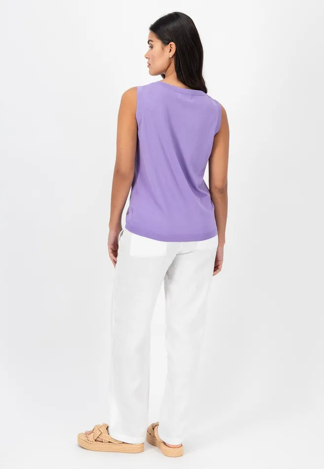 Tshirts Women FYNCHHATTON Fashionable Basic Knicktop Summer Lavenderfuchsia Pinkfresh Mint