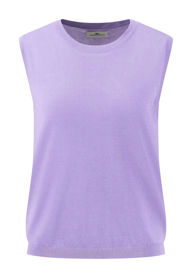 Tshirts Women FYNCHHATTON Fashionable Basic Knicktop Summer Lavenderfuchsia Pinkfresh Mint