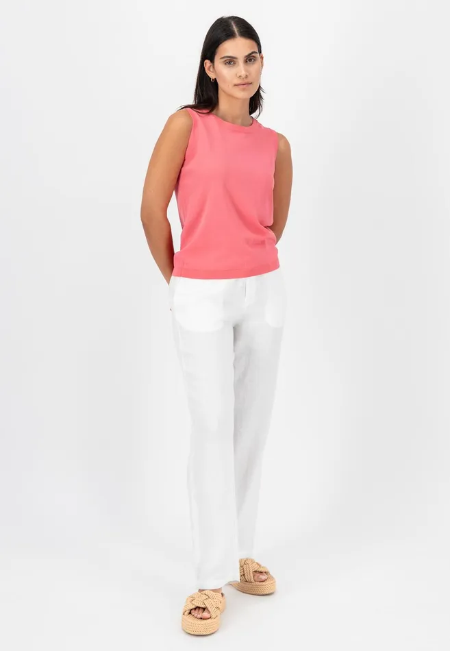 Tshirts Women FYNCHHATTON Fashionable Basic Knicktop Summer Lavenderfuchsia Pinkfresh Mint