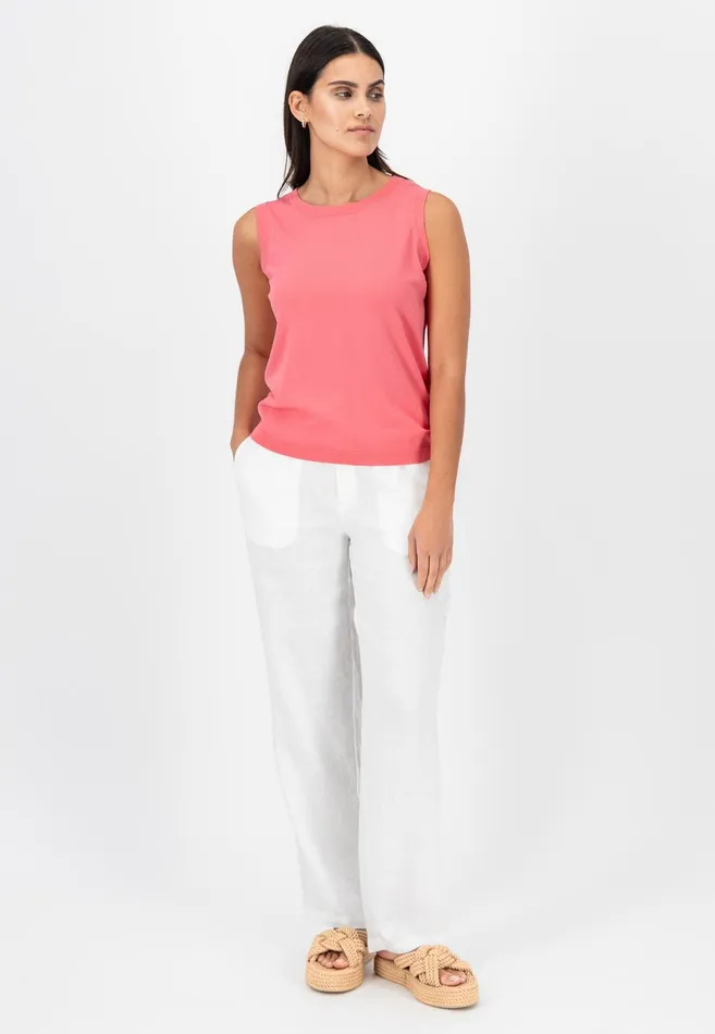 Tshirts Women FYNCHHATTON Fashionable Basic Knicktop Summer Lavenderfuchsia Pinkfresh Mint