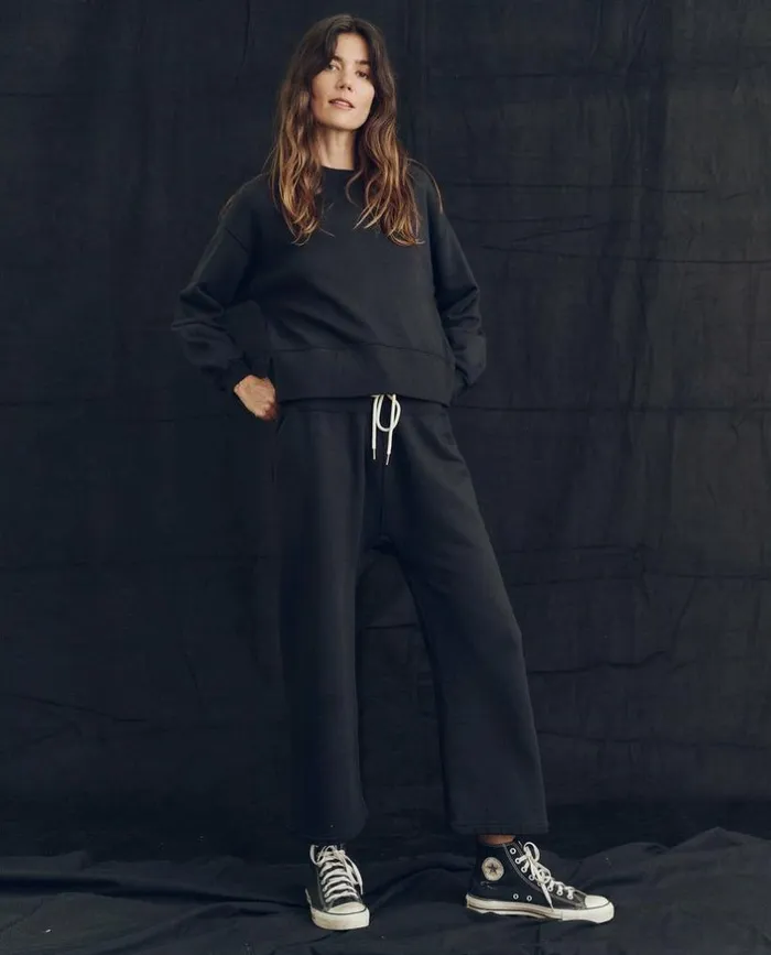 Tees and Sweats The Great The League Sweatshirt Almost Black