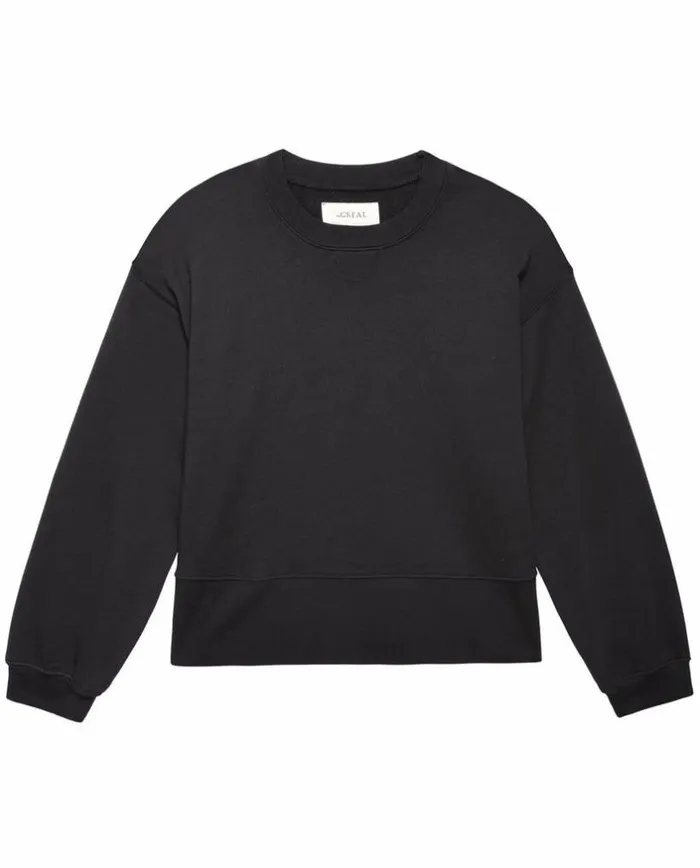 Tees and Sweats The Great The League Sweatshirt Almost Black