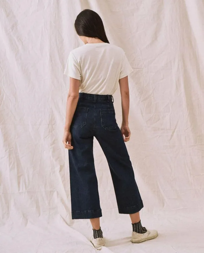 Tees and Sweats The Great The Little Recycled Rib Tee Natural