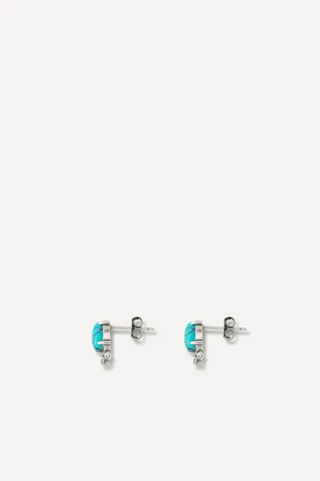 TempleTurquoise Earrings Shoes and Accessories Baandsh Jewelry