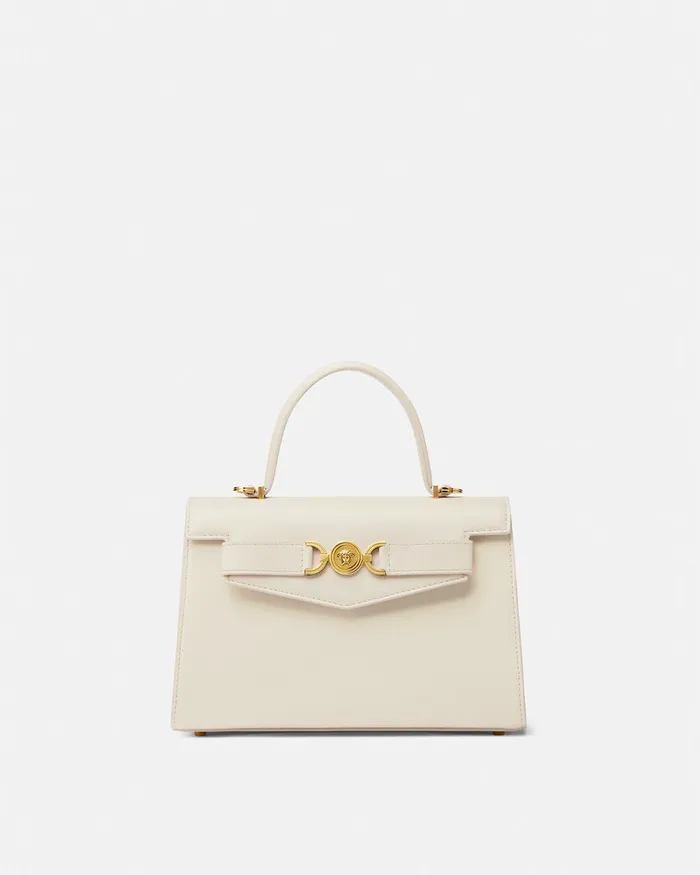 Top Handle Women Versace Medusa 03995 Handbag Beige