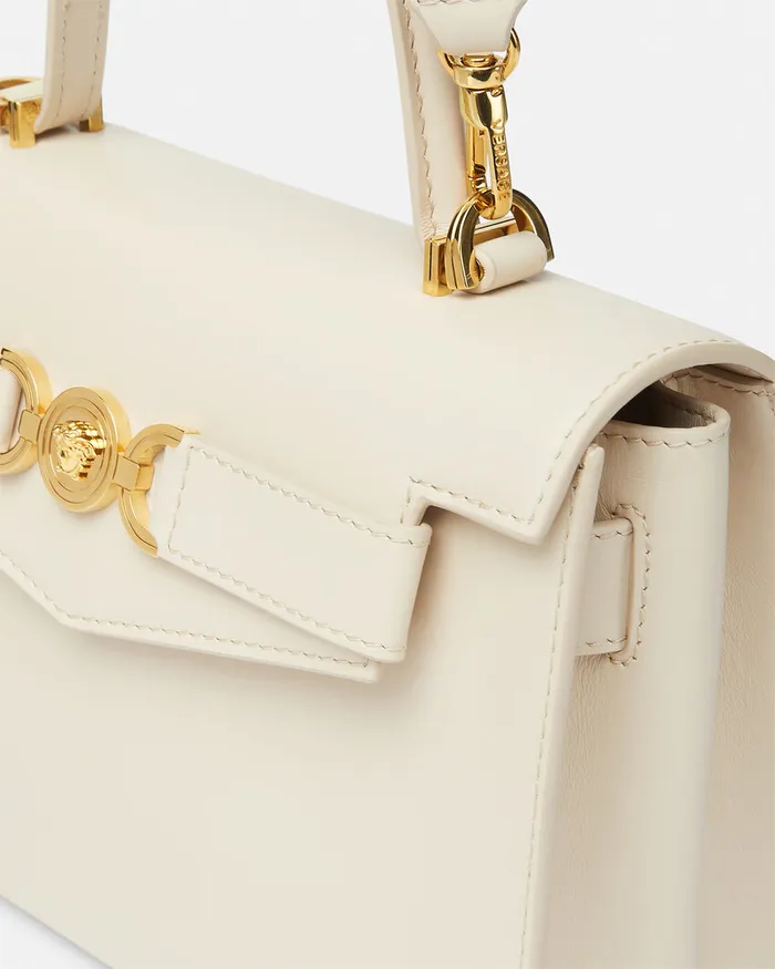 Top Handle Women Versace Medusa 03995 Handbag Beige