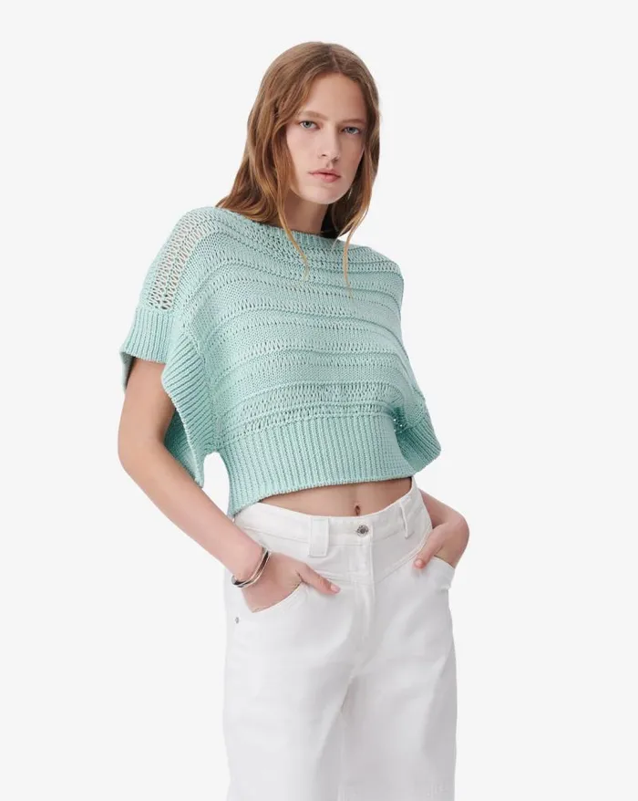 Tops and Shirts Women IRO OUZNA CROCHET SWEATER
