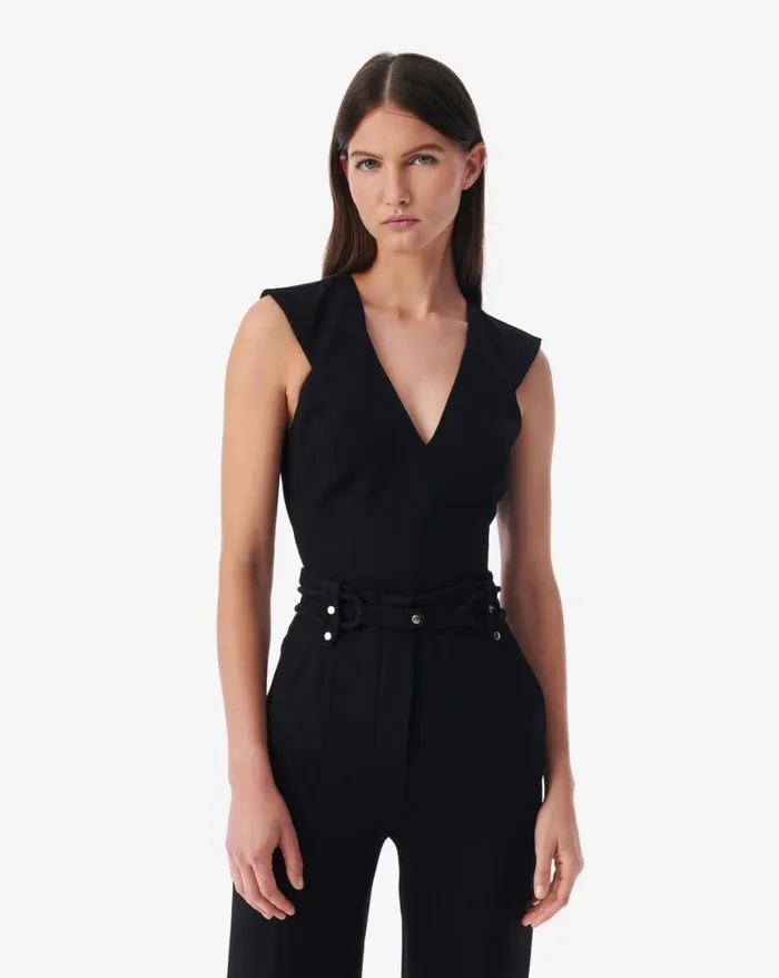 Tops and Shirts Women IRO VITORI FITTED SLEEVELESS VNECK TOP