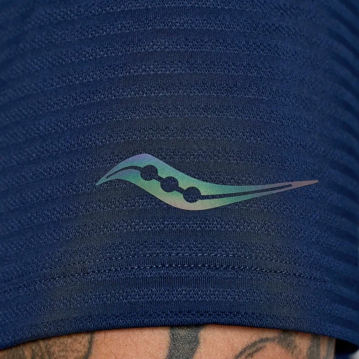 Tops Men Men8217s Kinvara Short Sleeve Navy Saucony