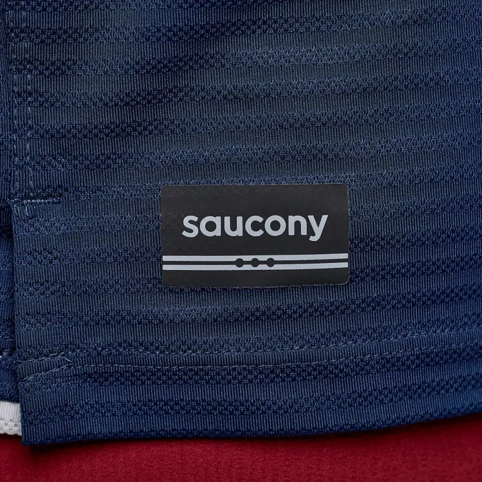Tops Men Men8217s Kinvara Short Sleeve Navy Saucony