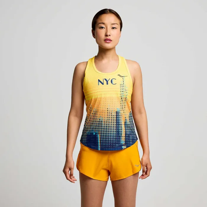 Tops Women8217s NYC Stopwatch Graphic Singlet New York 2024 Saucony Women