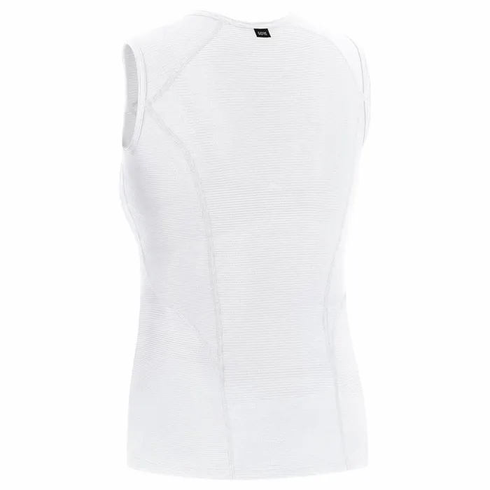 Tops Women GOREWEAR M Women Base Layer Sleeveless Shirt White